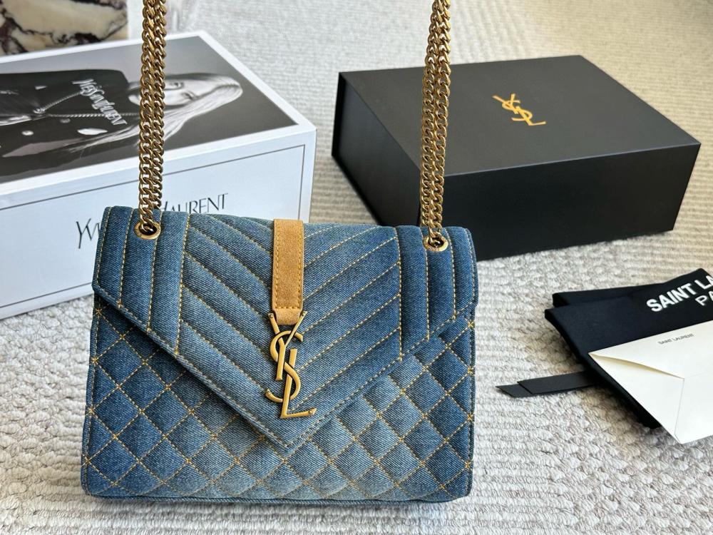 Yves Saint Laurent - Envelope Monogram Satchel - Image 7