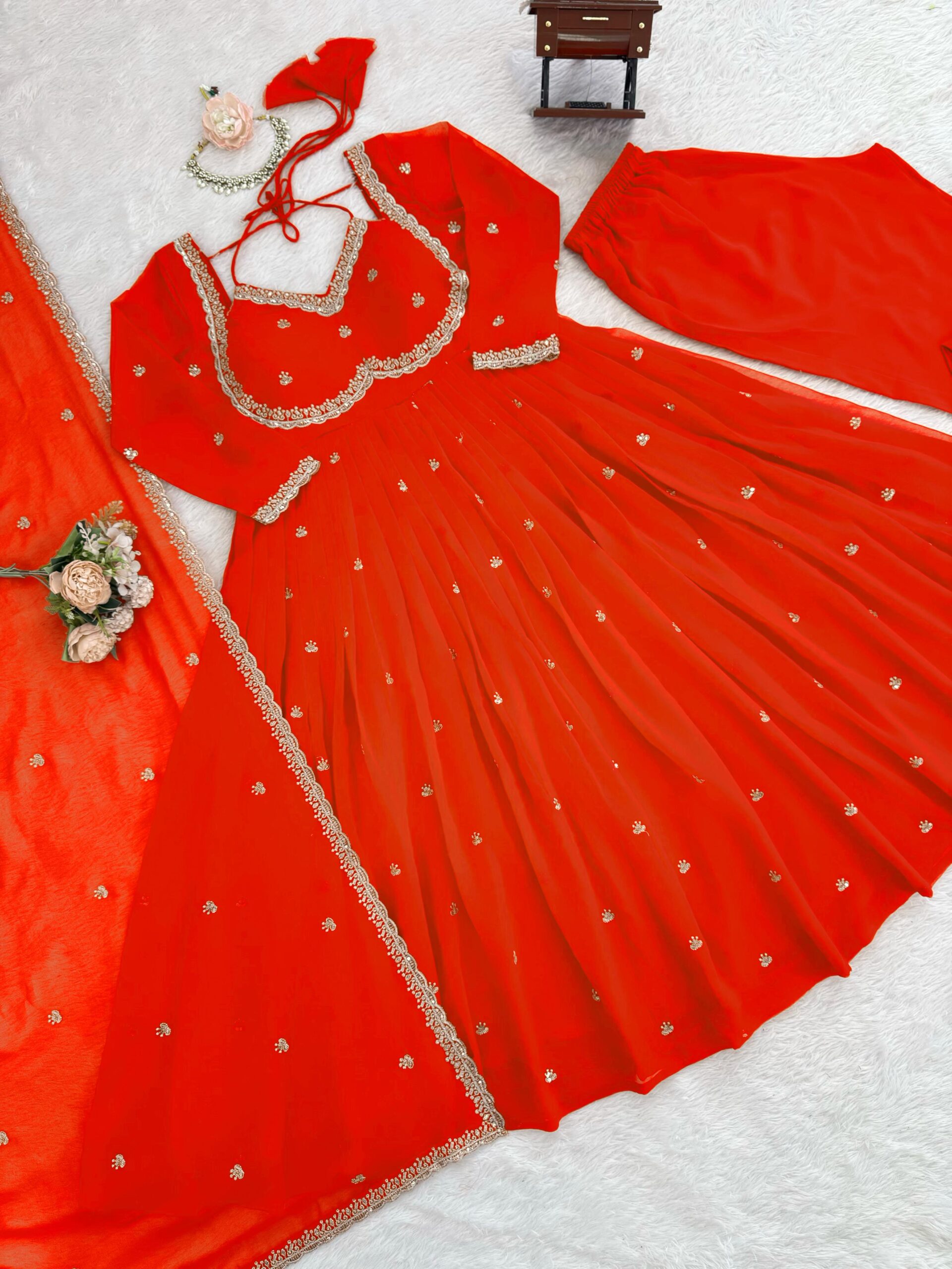 Fully Stitched Anarkali - Image 7