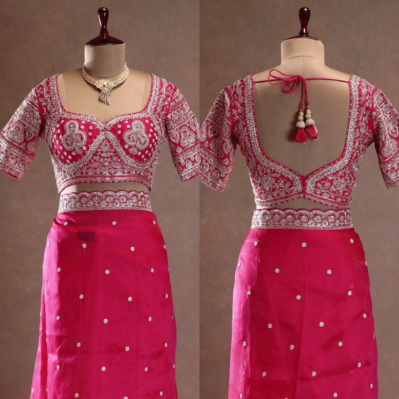 Karwa Chauth Special Sequence Saree - Image 2