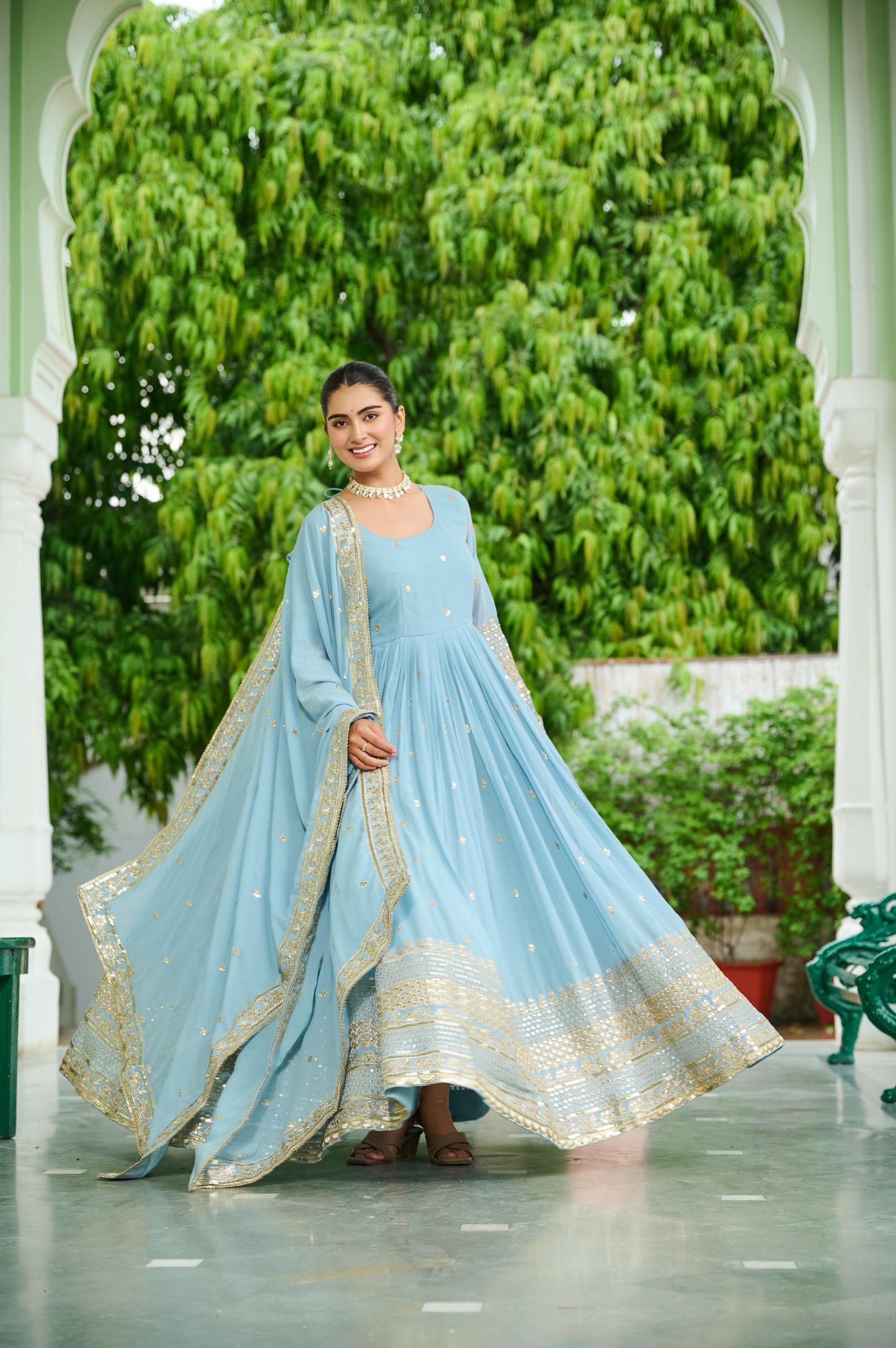 GOWN WITH DUPATTA - Image 4