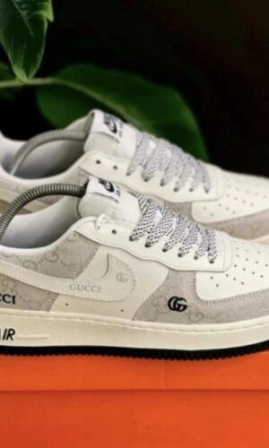 Air Force 1 x Gucci Print Shoes