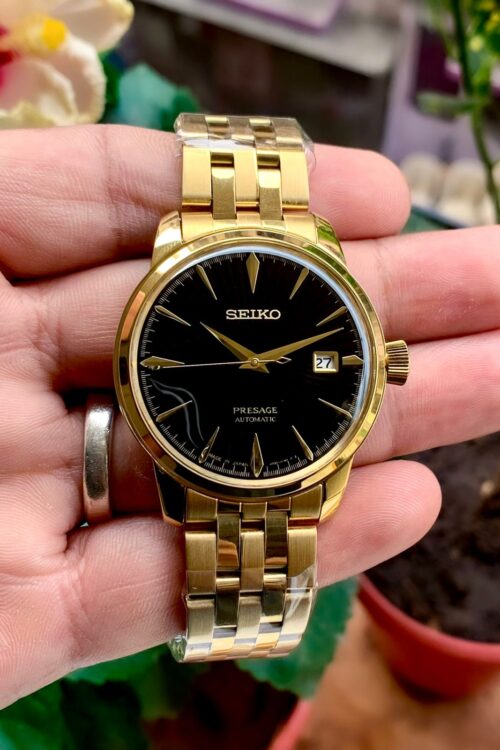 SEIKO Presage Golden Watch