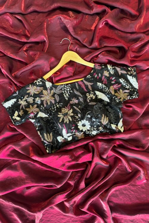 Party Wear Fluid Tissue Silk Saree