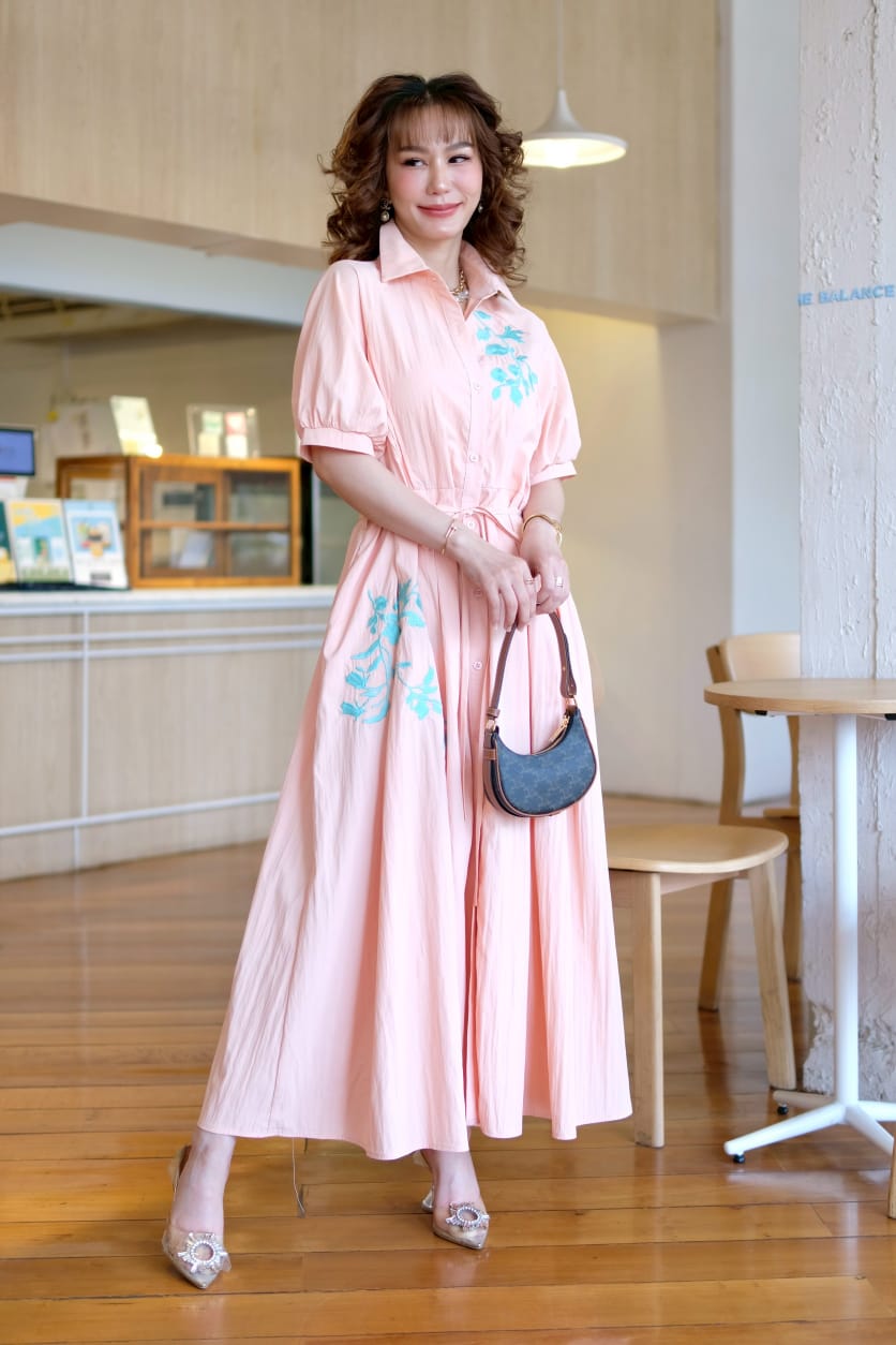 Floral embroidered Sack - Image 9