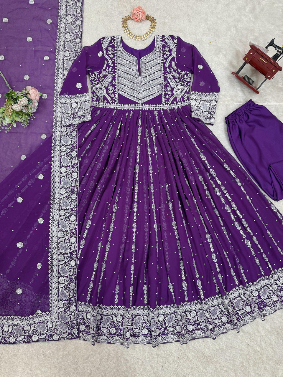 Ready Made Party Wear Gown - Image 9