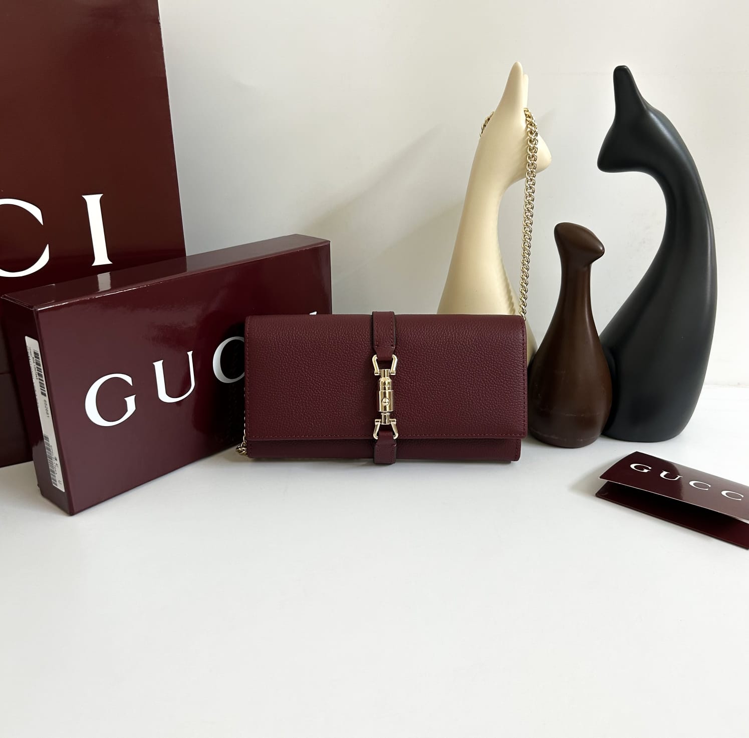 Gucci - Authentic Jackie 1961 Wallet On Chain - Image 7