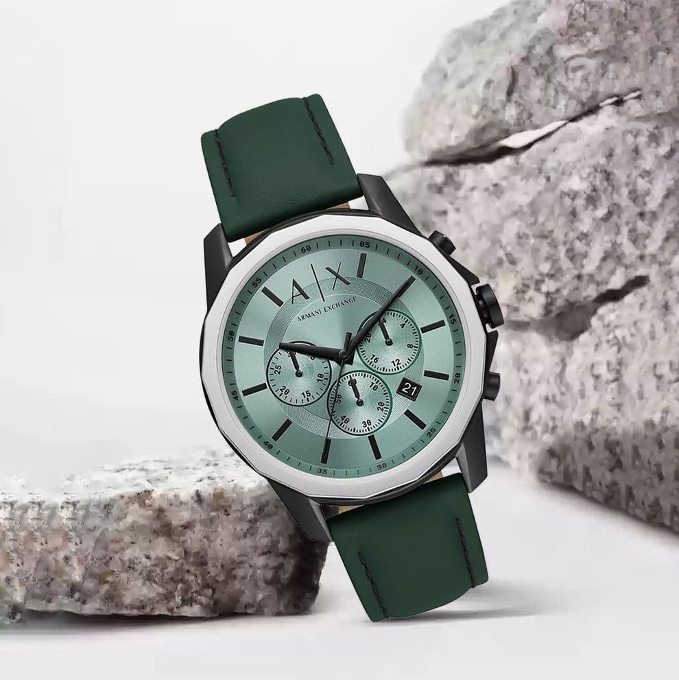 Armani Exchange's Chronograph Watch - Image 3