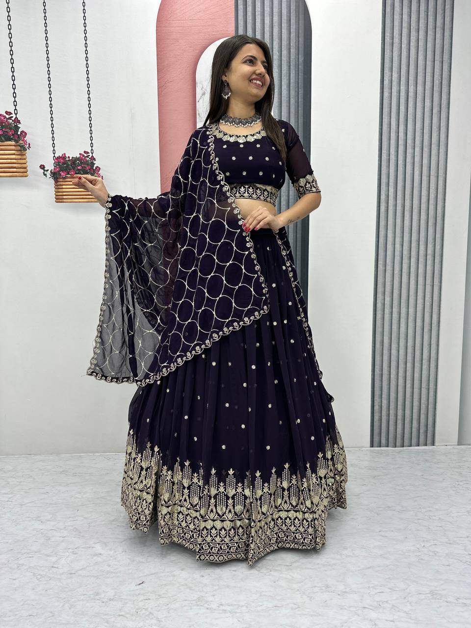 Wedding Special Heavy Embroidery Lehenga