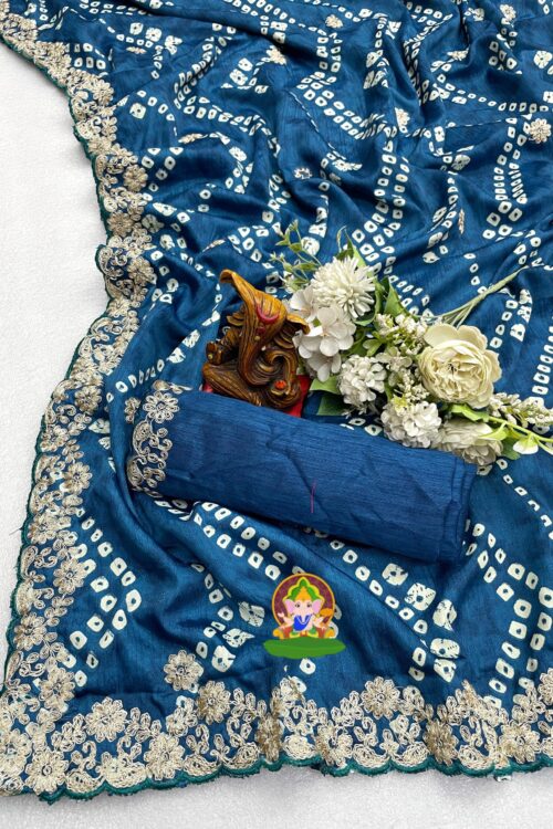 BANDHANI PRINT SAREE