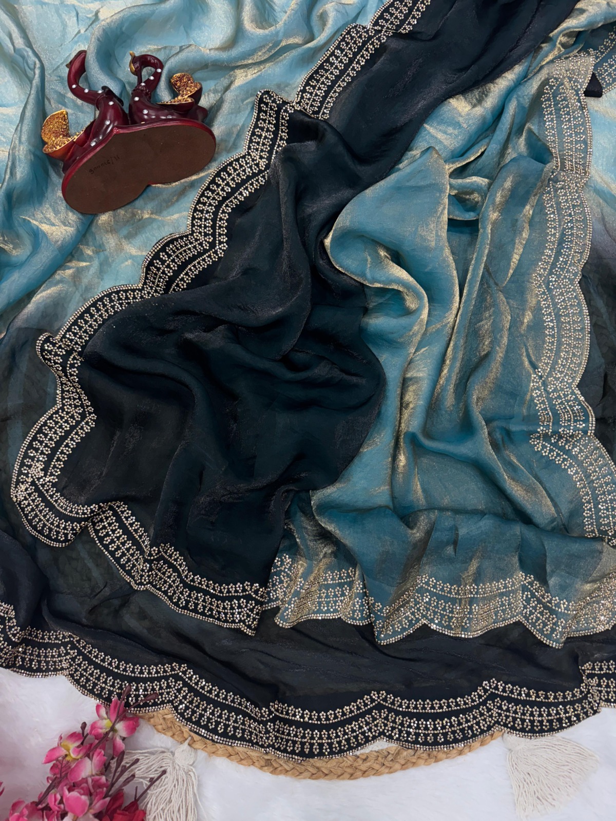 Designer Silk Saree - Image 5